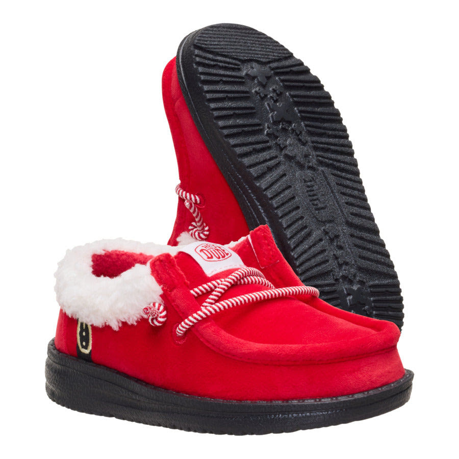 Wally Toddler Santa Claus - Red