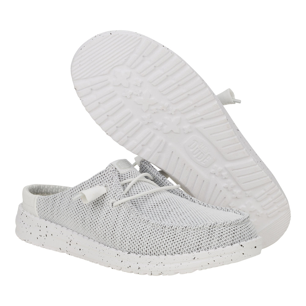 Wendy Slip Stretch Sox - Stone White