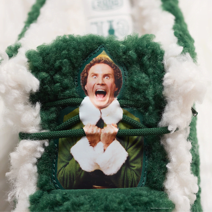 Wally Slipper Buddy The Elf - Pine Green/Winter Green