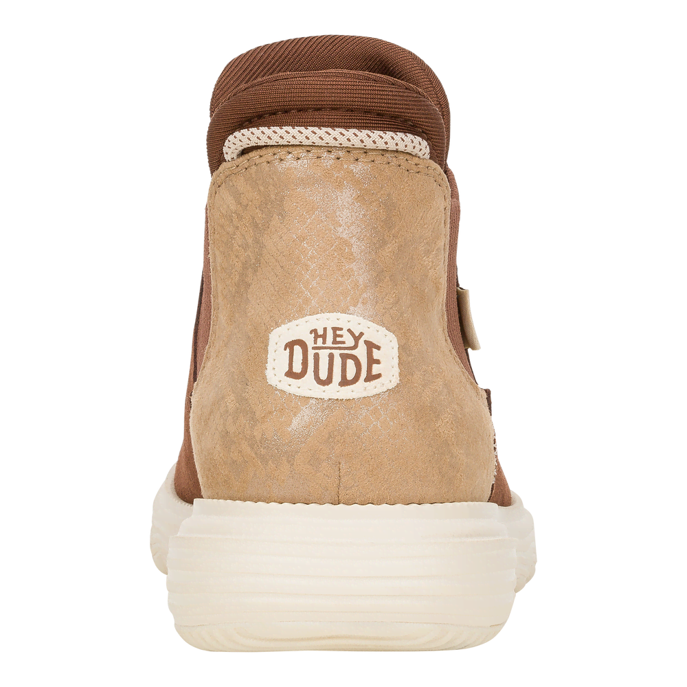 Branson Womens Suede Novelty - Brown/Snake