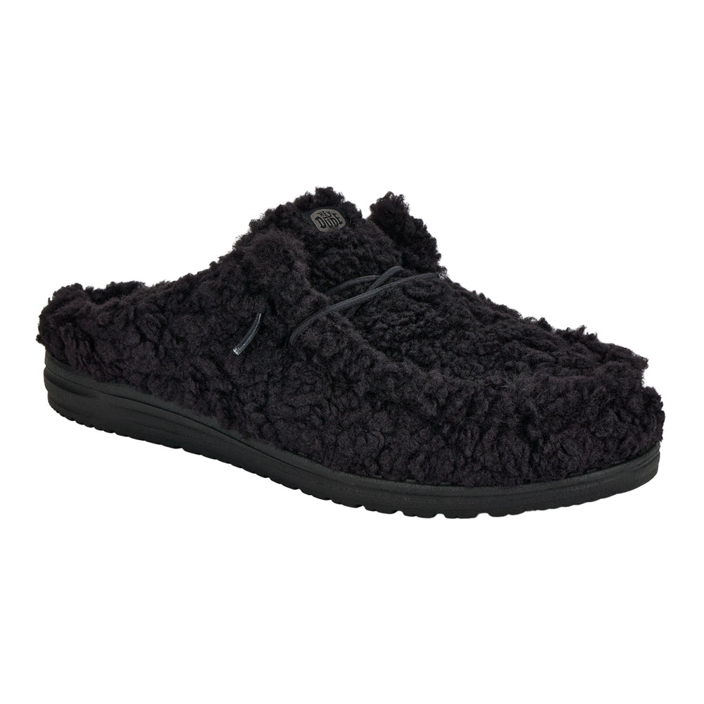 Wally Slipper - Cozy Black/Black