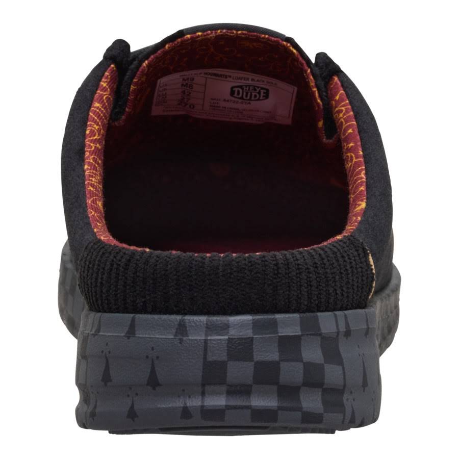 Wally Slip Hogwarts Loafer - Black/Gold
