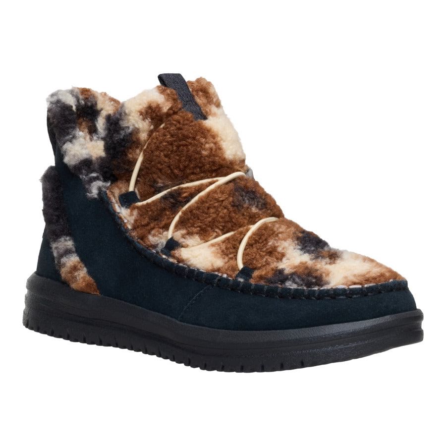 Camden Suede Cozy - Black Multi/Black