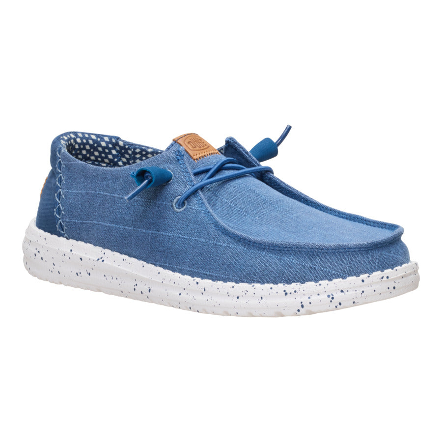 Wendy Chambray Grid - Ensign Blue
