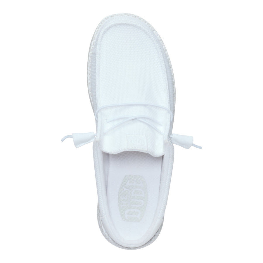 Wally Slip Warped Geo - White/Dawn Blue