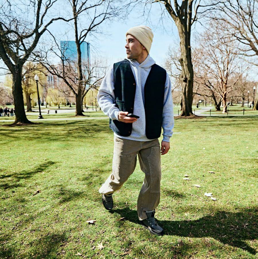 Bradley Classic Tumbled - Granite Grey/Multi