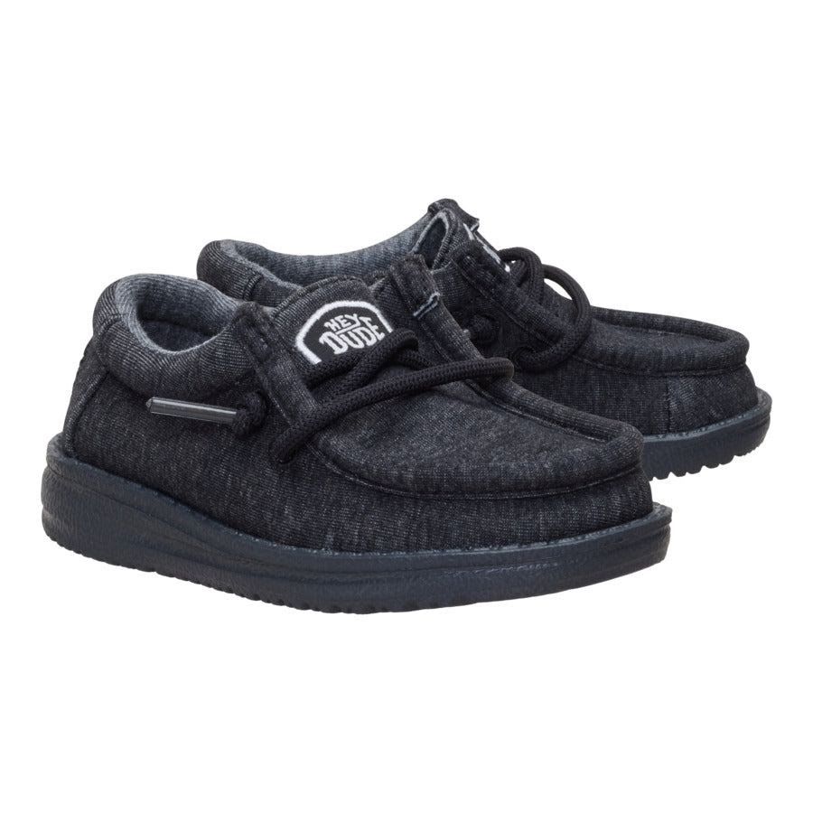 Wally Toddler Stretch Jersey - Black