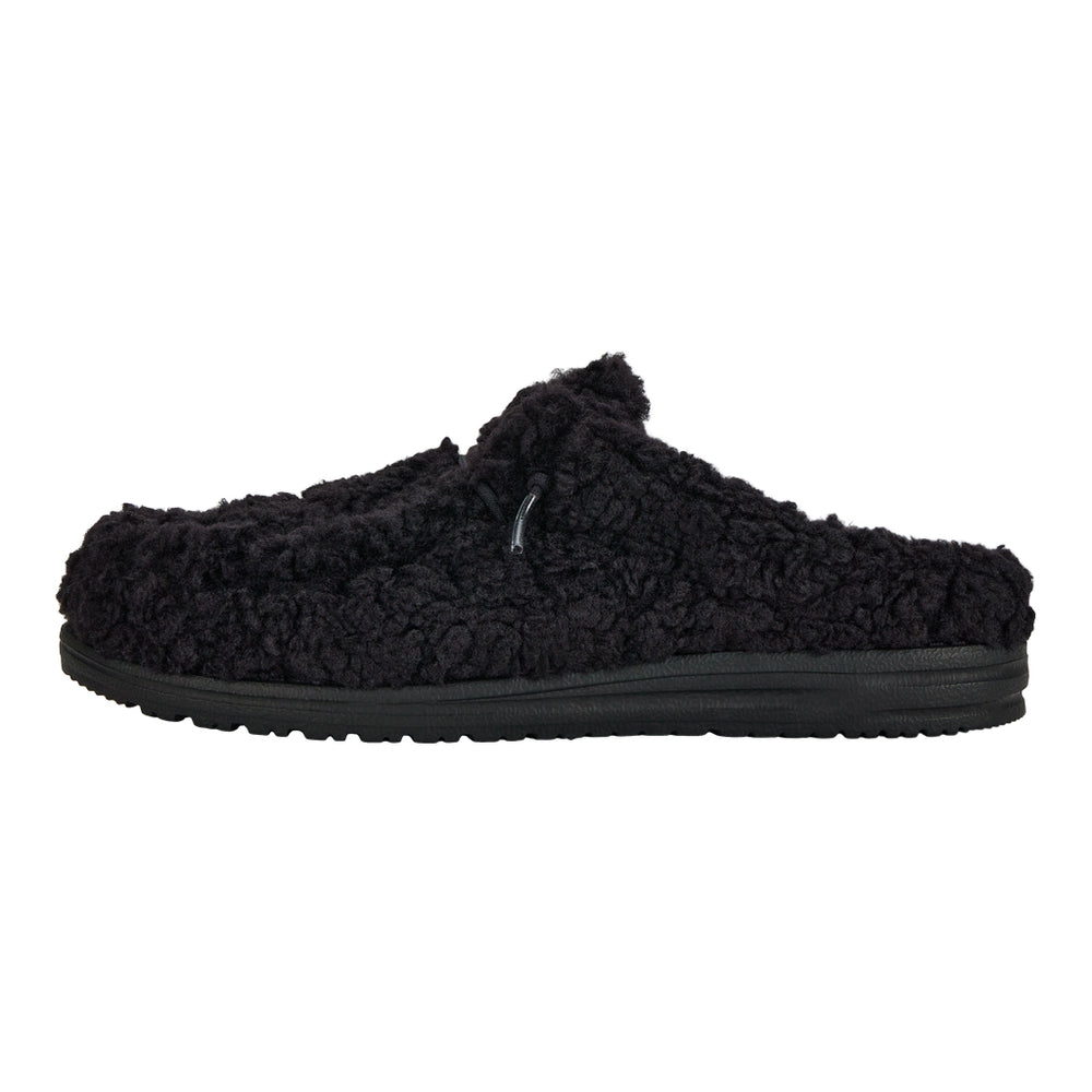 Wally Slipper - Cozy Black/Black