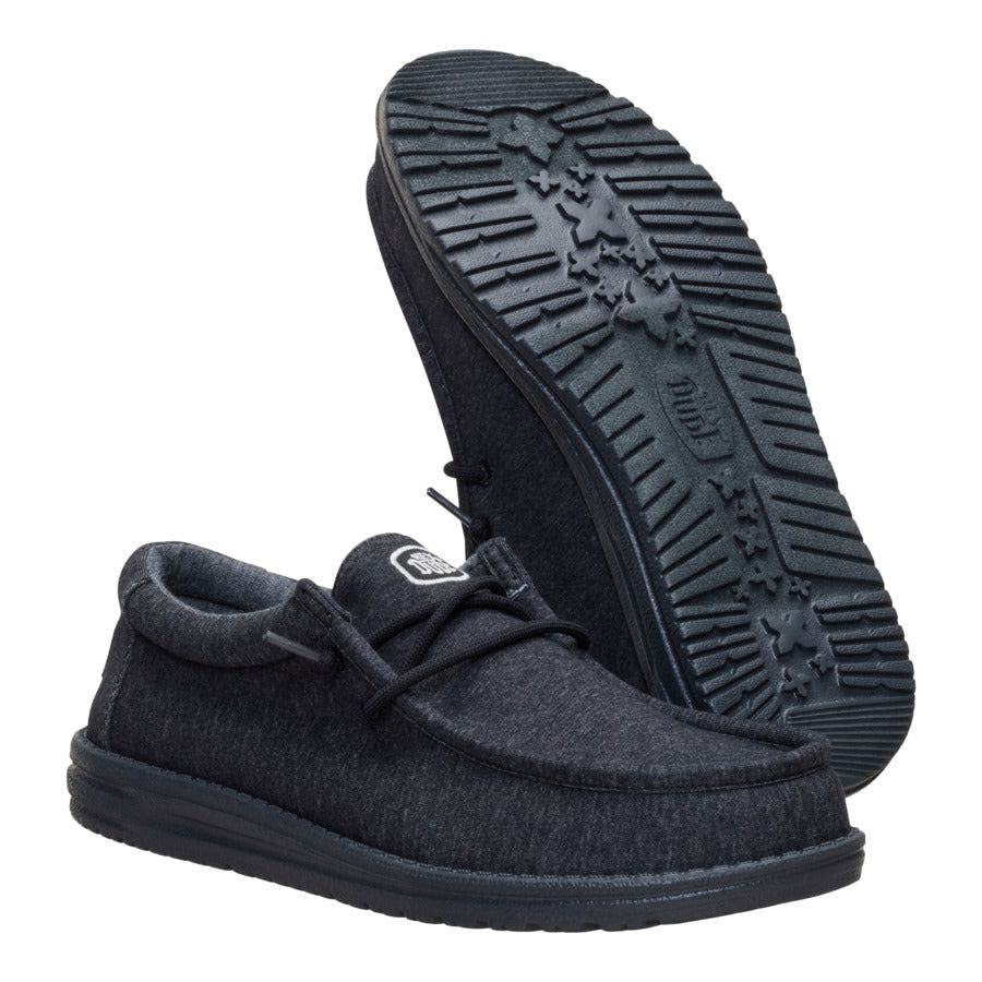 Wally Stretch Jersey Wide - Black/Black